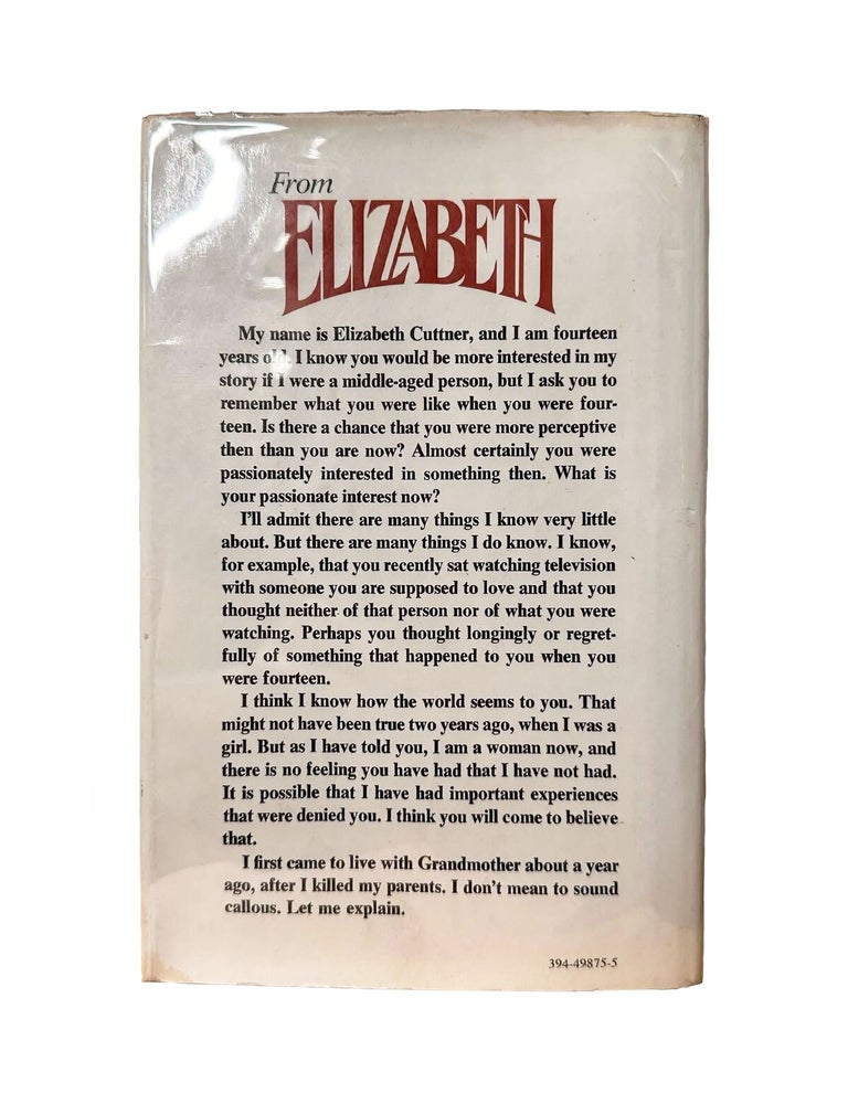 elizabeth: a novel of the unnatural