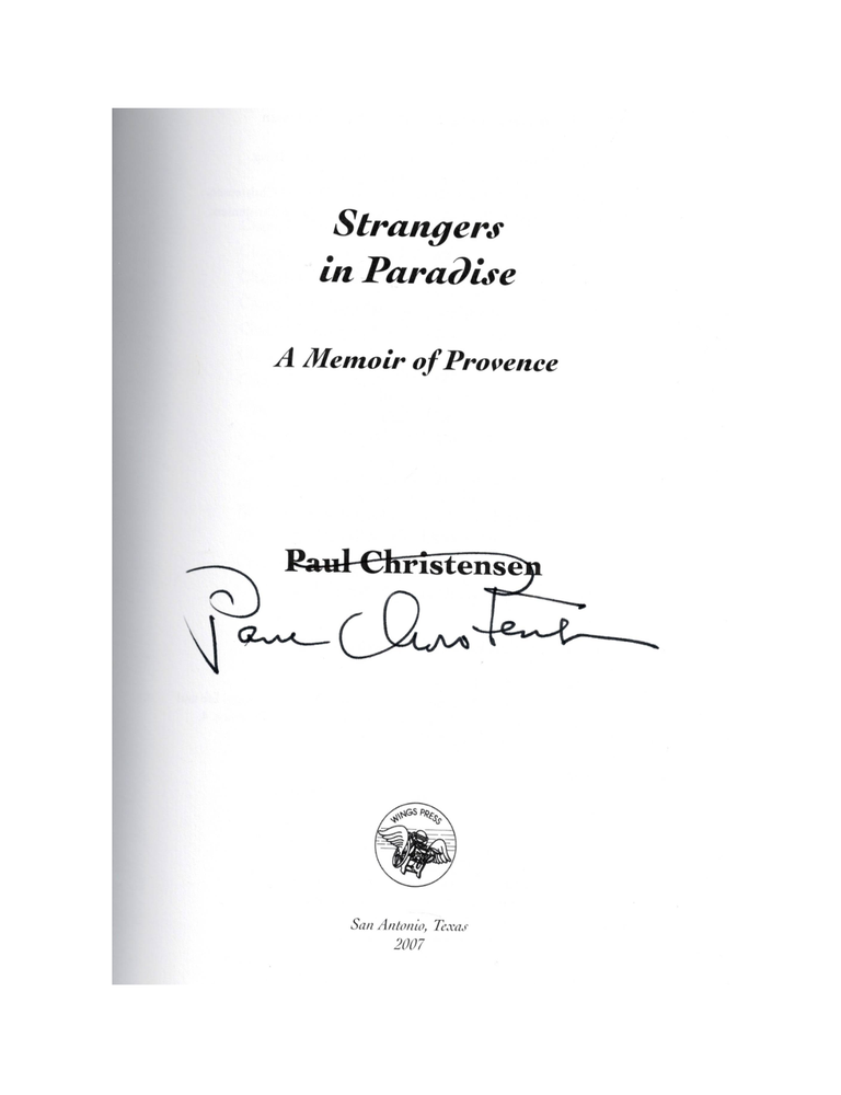 strangers in paradise: a memoir of provence