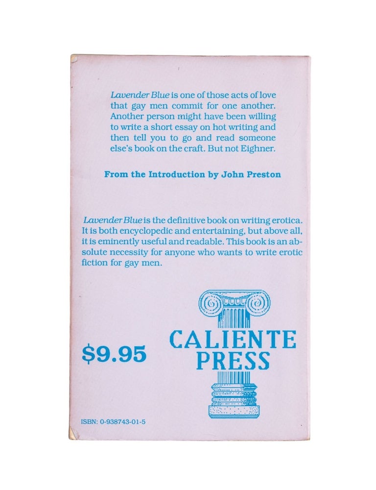 lavender blue: how to write and sell gay men's erotica