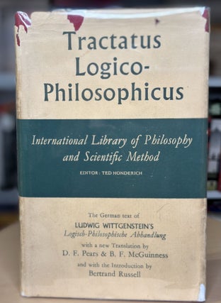 Item #299 tractatus logico-philosophicus. ludwig wittgenstien
