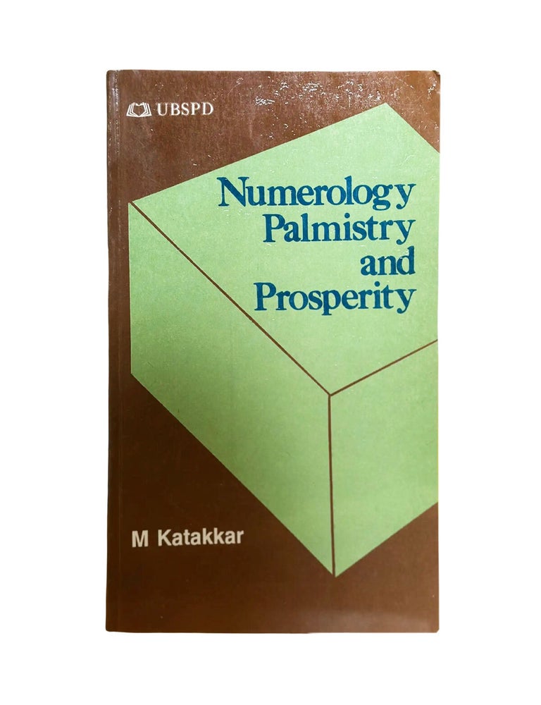 Item #354 numerology palmistry and prosperity. m. katakkar