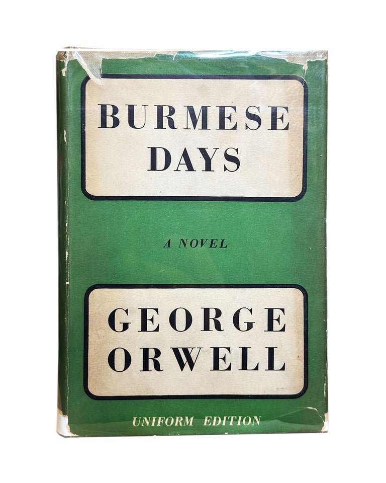 Item #38 burmese days. george orwell
