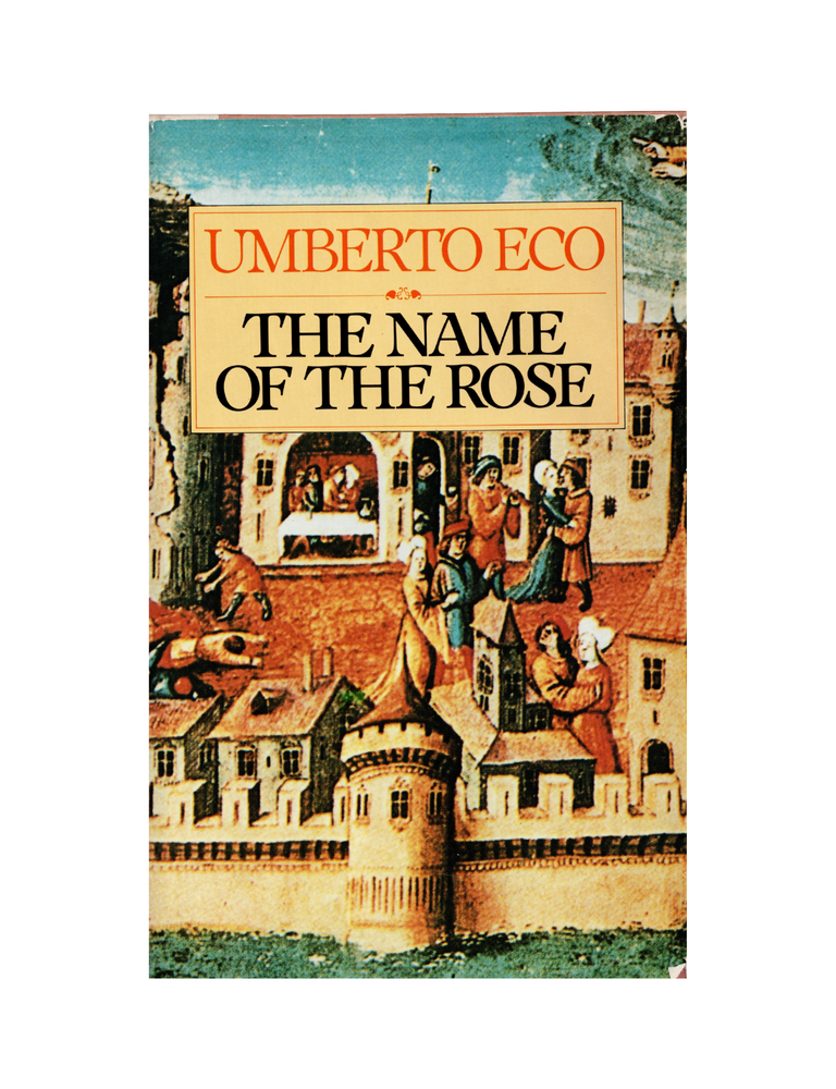 Item #382 the name of the rose. umberto eco