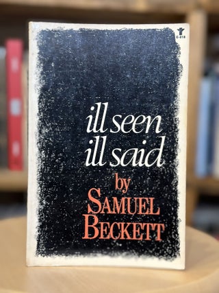 Item #384 ill seen ill said. Samuel Beckett
