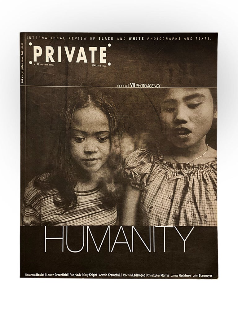 Item #419 private 31: humanity. james nachtwey