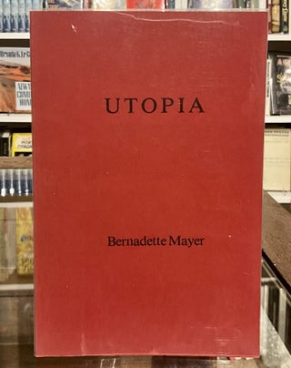 Item #505 utopia. bernadette mayer
