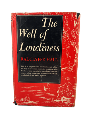 Item #698 the well of loneliness. radclyffe hall