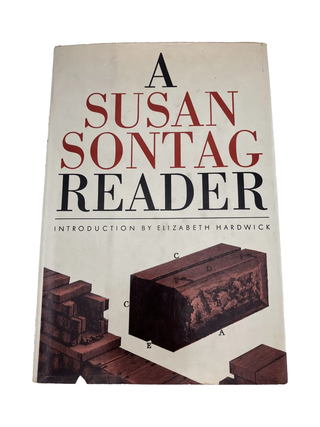 Item #741 A Susan Sontag Reader. Susan Sontag