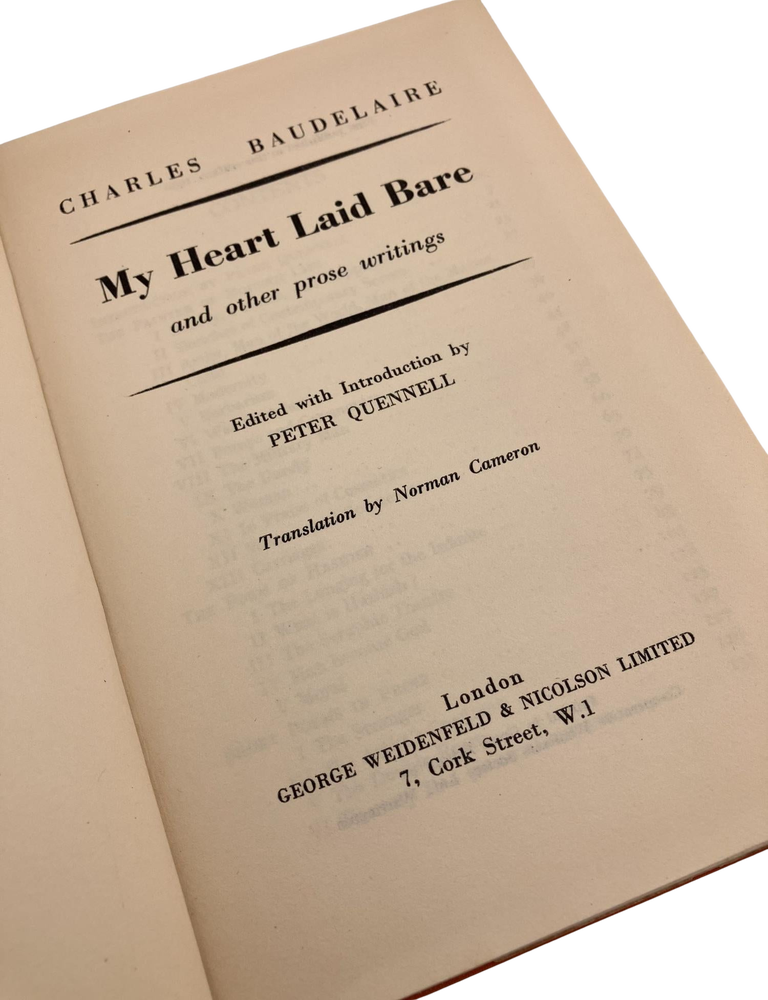 my heart laid bare: and other essays