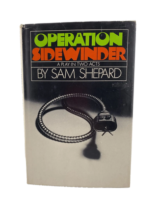 Item #816 operation sidewinder. sam shepard