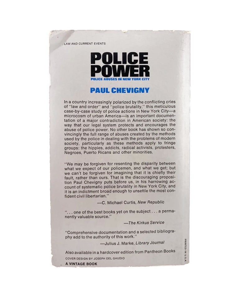 police power: police abuses in new york city