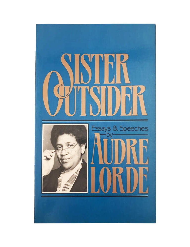 Item #833 sister outsider. audre lorde