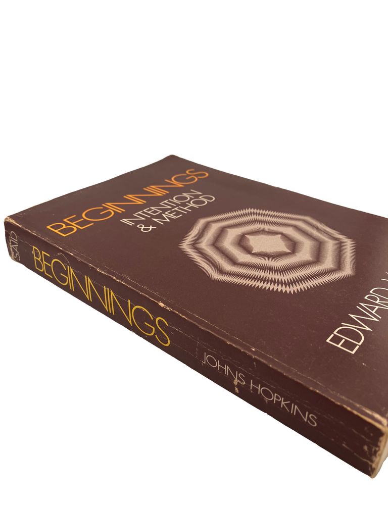 beginnings: intention and method