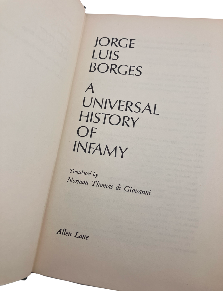 a universal history of infamy