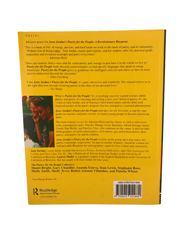 june jordan's poetry for the people: a revolutionary blueprint