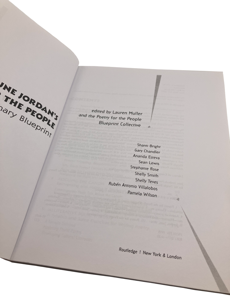 june jordan's poetry for the people: a revolutionary blueprint