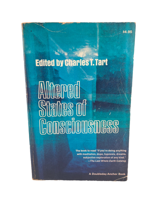 Item #869 altered states of consciousness. charles t. tart