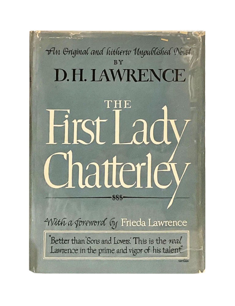 Item #89 the first lady chatterly. d h. lawrence