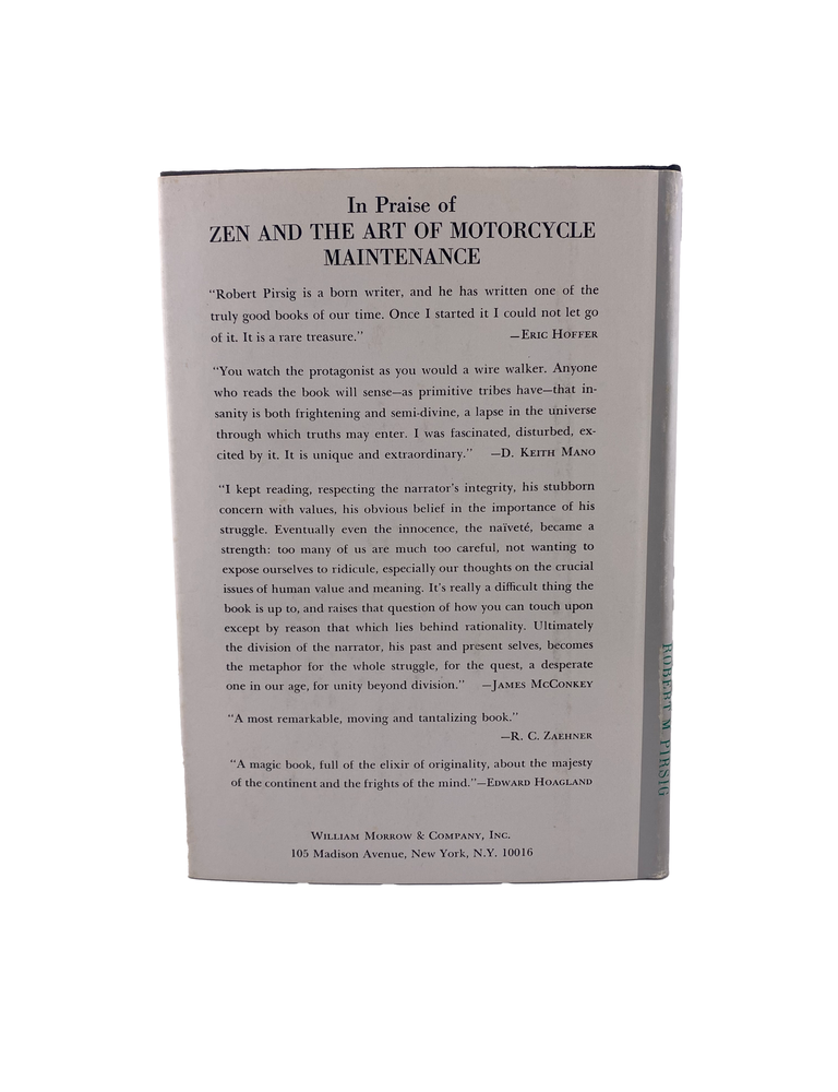 zen and the art of motorcycle maintenance