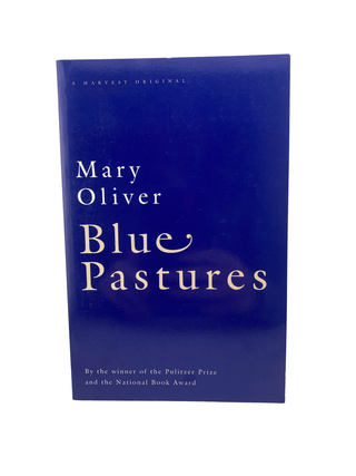 Item #907 blue pastures. mary oliver