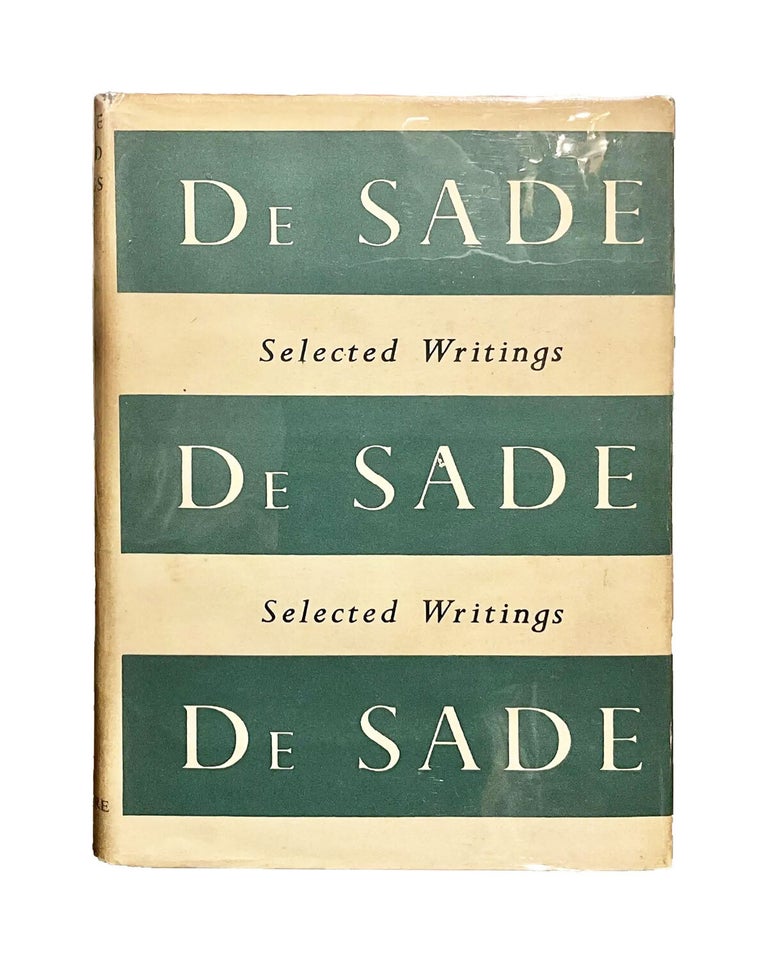 Item #91 selected writings. marquis de sade