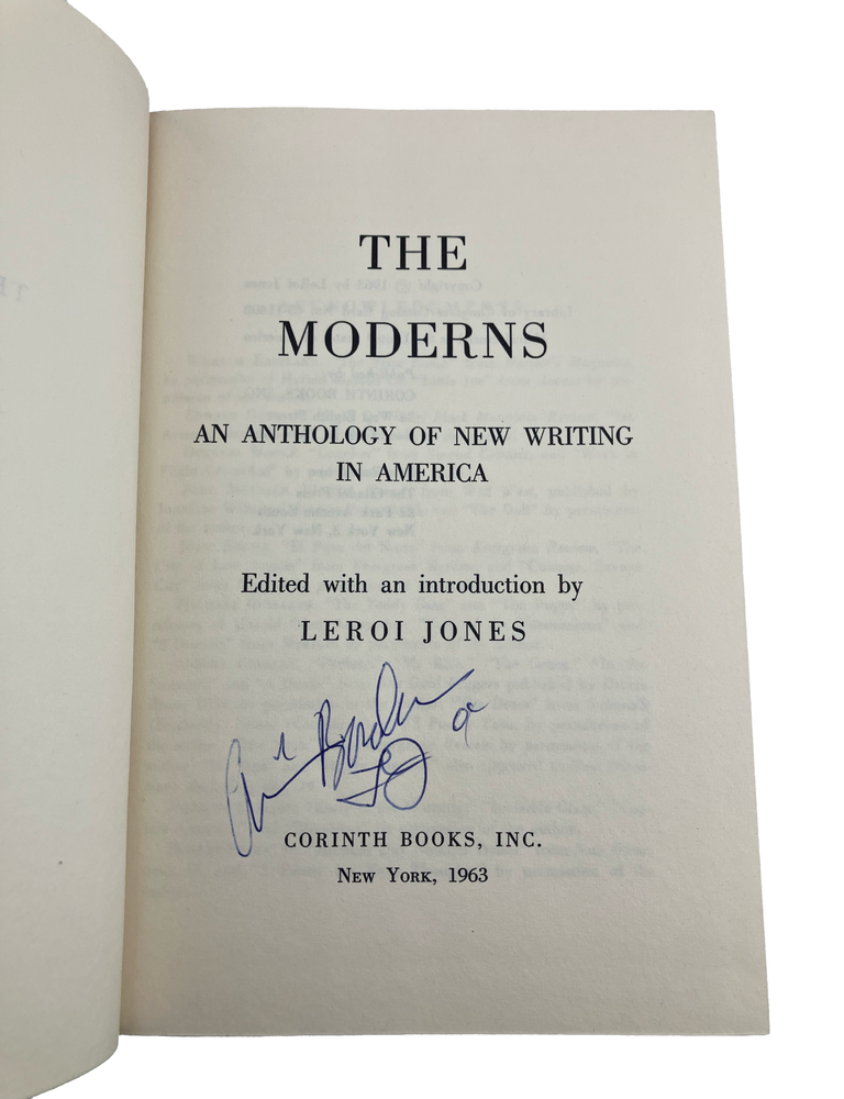 the moderns: an anthology of new writing in america