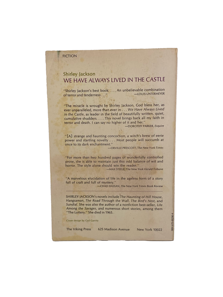 we have always lived in the castle