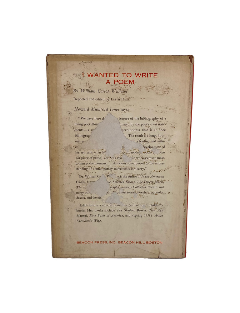 i wanted to write a poem: the autobiography of the works of a poet